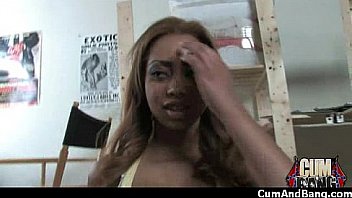 Ebony cumslut gets multi facial in gangbang 26