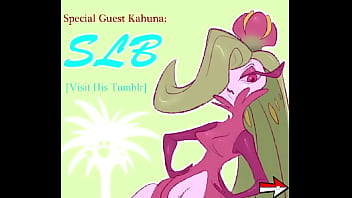 Purple mantis says alola