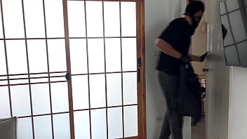 She loves to be tied up while giving blowjob