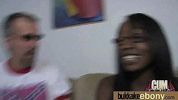 Dp group sex action with hot ebony slut 25