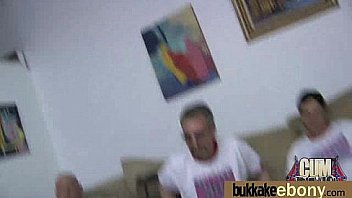 Dp group sex action with hot ebony slut 25