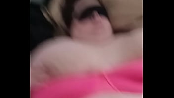 Fat bitch plays with her boobs Fat bitch plays with her boobs