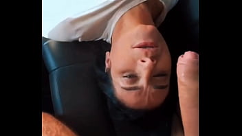 She can swallow his cum without problem she never weast it