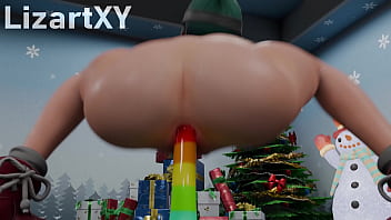 Kiriko's festive rear delight 2024