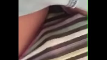 Playing with her pussy