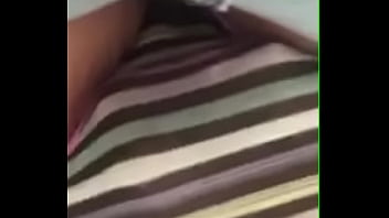 Playing with her pussy