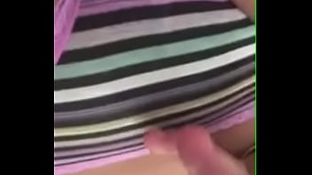 Playing with her pussy