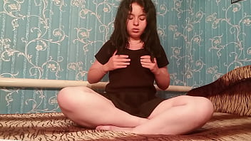 A Little Chubby Amateur Fingers Herself And Tries Pussy Taste thumbnail