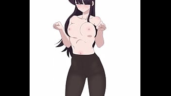 Komi san cute dance tits move