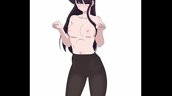 Komi san cute dance tits move