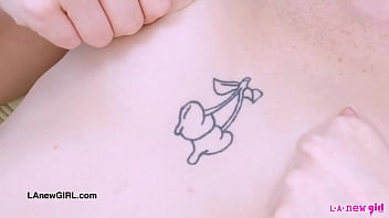 Stunning brunette beauty naked close up