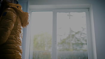 Hot milf in nylons and winterjacket