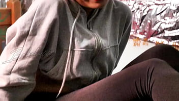 Slutty gym girl asking for dick