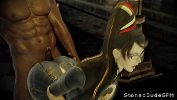 Bayonetta's fucking hot assjob