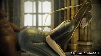 Bayonetta's fucking hot assjob