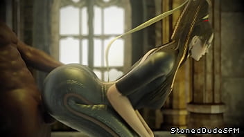 Bayonetta's fucking hot assjob