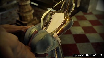 Bayonetta's fucking hot assjob