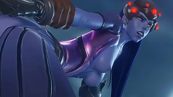 Widowmaker gets fucked by big black dick