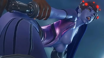 Widowmaker gets fucked by big black dick