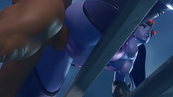 Widowmaker gets fucked by big black dick