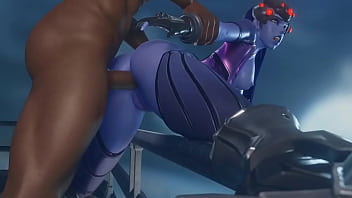 Widowmaker gets fucked by big black dick