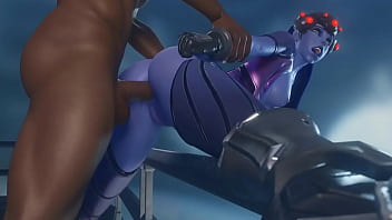 Widowmaker gets fucked by big black dick