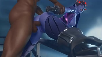 Widowmaker gets fucked by big black dick