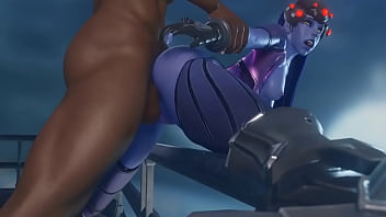 Widowmaker gets fucked by big black dick