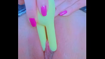 Flawless college babe gets naughty with herself