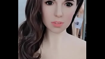 Beautiful silicone head tpe body small breast love doll