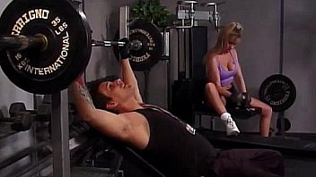 Sporty blonde milf sucks power cock