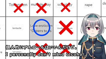 Can this vtuber's particular hobbies complete the horizontal vertical and diagonal lines