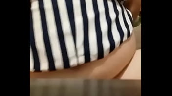 Playing with a cucumber