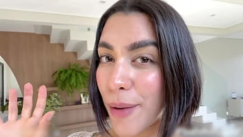 Squirting or peeing she's excited to be caught by the neighbors