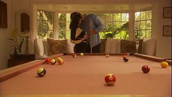 After losing a game of pool she gives her ass to her husband