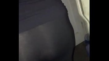 Trying on my see through pants