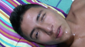 Cums On My Face And Chest thumbnail