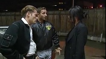 Double penetration for a slut in stockings Double penetration for a slut in stockings