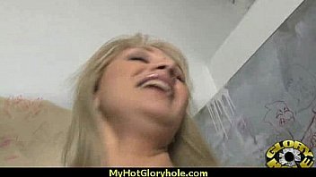 Incredible ebony teen blowjob gloryhole audition