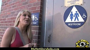Incredible ebony teen blowjob gloryhole audition