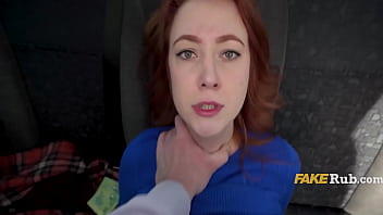 Casting agent pays a woman for sex in her taxi