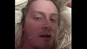 Slim Blonde Twink Gives Himself A Cumshot Facial thumbnail