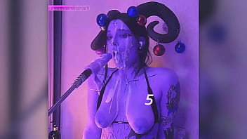 Devil filled with cum passionately gives blowjobs