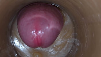 Precum squirting in my pussy toy camera in vagina 4k extreme close up