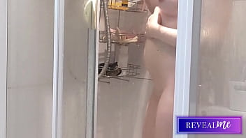 Revealme hot italian milf shower and bath c sensual tits and pussy play