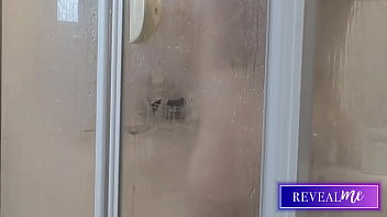 Revealme hot italian milf shower and bath c sensual tits and pussy play