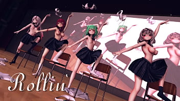 Vtuber girls naked rollin mmd by hisapi Vtuber girls naked rollin mmd by hisapi