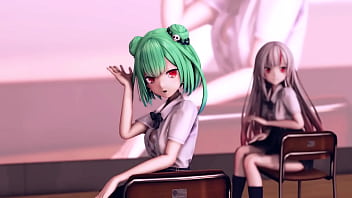 Vtuber girls naked rollin mmd by hisapi