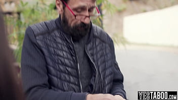 Helpless tourist babe trades her juicy lil cunt for a place to crash at