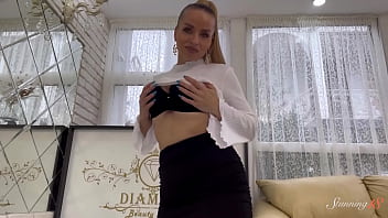 Hot Blonde Alexia Pleases Slim Stud Andrei Until She Leaves Him Milk Dry thumbnail